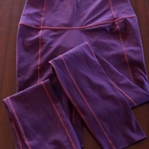 Lululemon 7/8 leggings eggplant purple 4